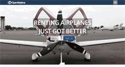 Desktop Screenshot of openairplane.com