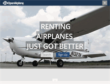 Tablet Screenshot of openairplane.com